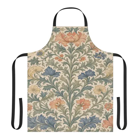 Floral William Morris Style Apron, view 3