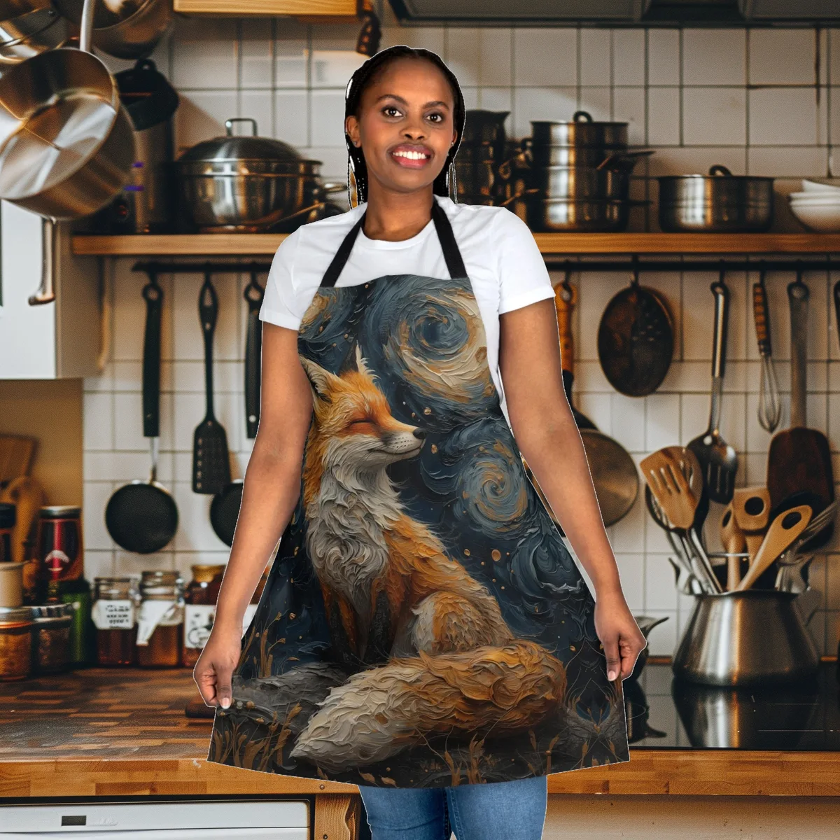 Japanese Fox Apron