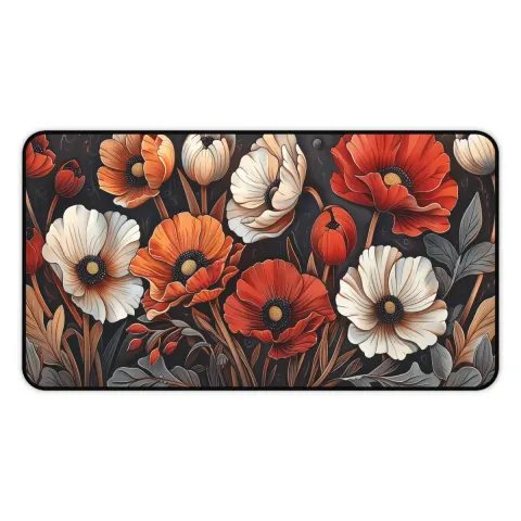 Art Nouveau Floral Counter Top Mat Counter Mat, view 3