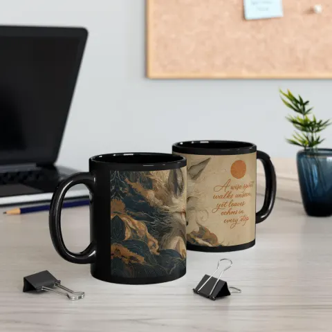 A Wise Spirit Inspirational Quote Mug, view 3