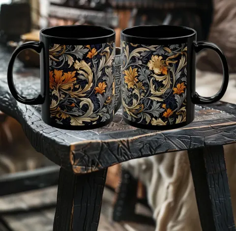 Art Nouveau William Morris-inspired Mug