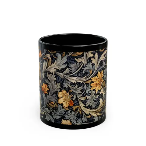 Art Nouveau William Morris-inspired Mug, view 2