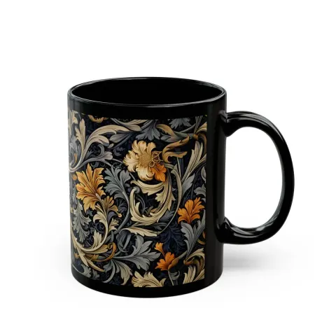 Art Nouveau William Morris-inspired Mug, view 3