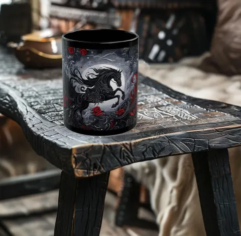 Black Horse Mug
