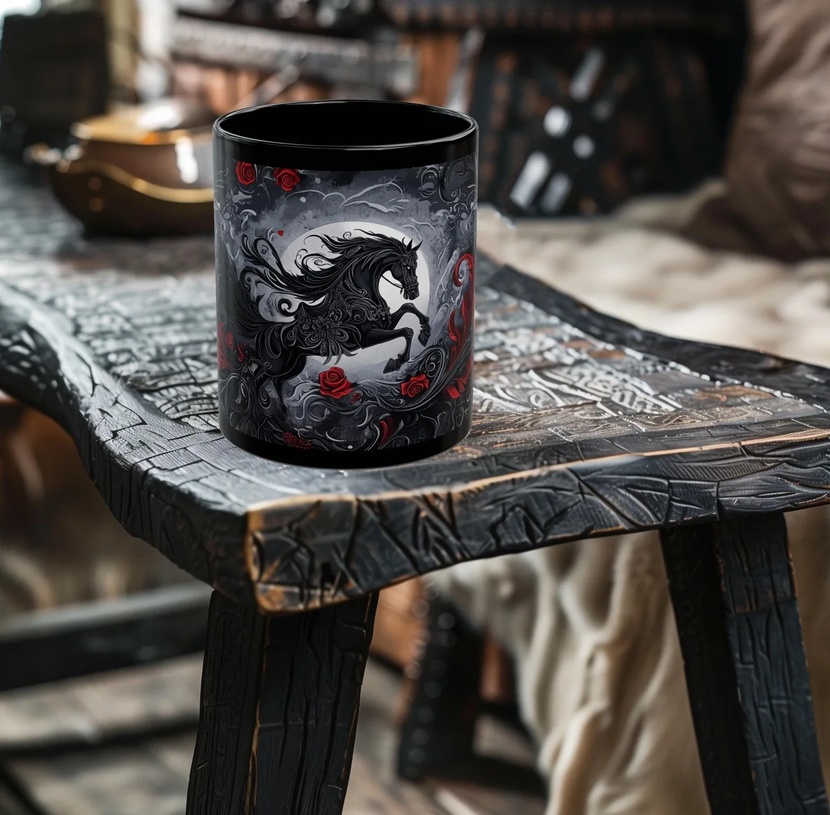 Black Horse Mug