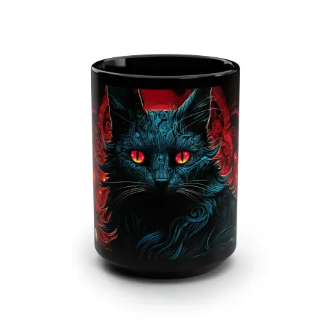 Cryptic Feline Mug, view 2