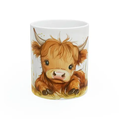 Baby Highland Cow Coffee Mug