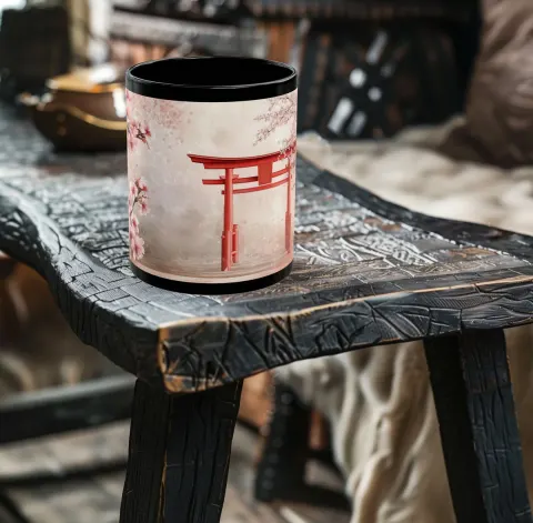 Japanese Art Mug, view 2