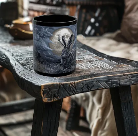 Dark Forest Jackalope Mug