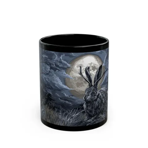 Dark Forest Jackalope Mug, view 2