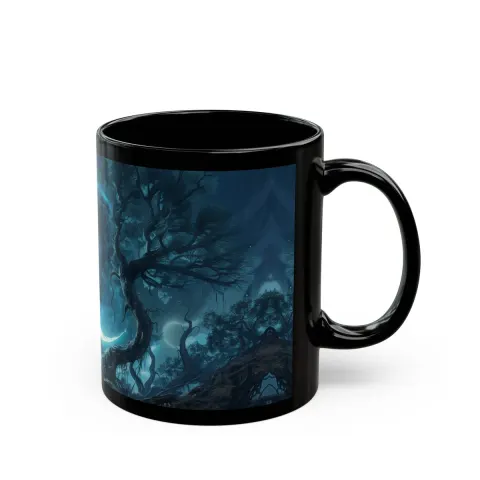 Druid Moon Fantasy Coffee Mug, view 3