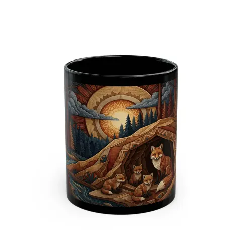 Fox Den Coffee Mug, view 2