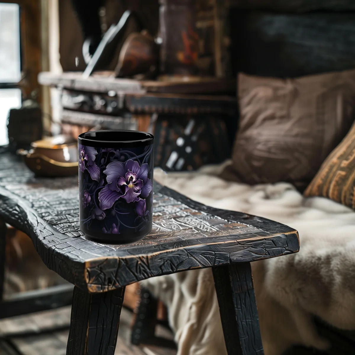 Gothic Orchids Mug