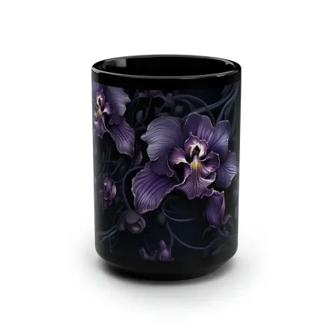 Gothic Orchids Mug, view 2