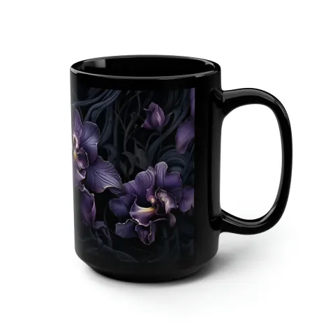 Gothic Orchids Mug, view 3