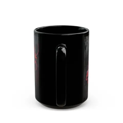 Gothic Red Spider Lily Mug, view 3