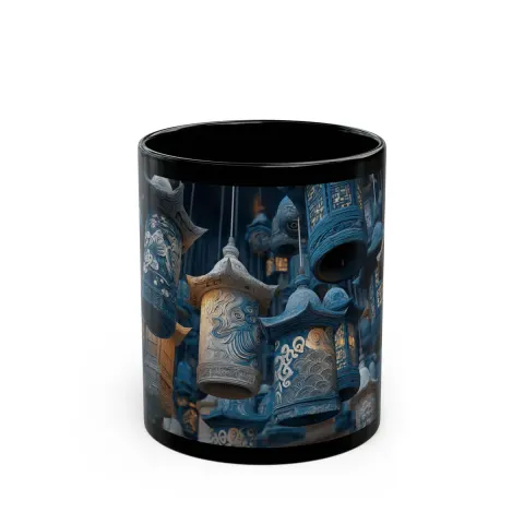 Japanese Lanterns Mug, view 2