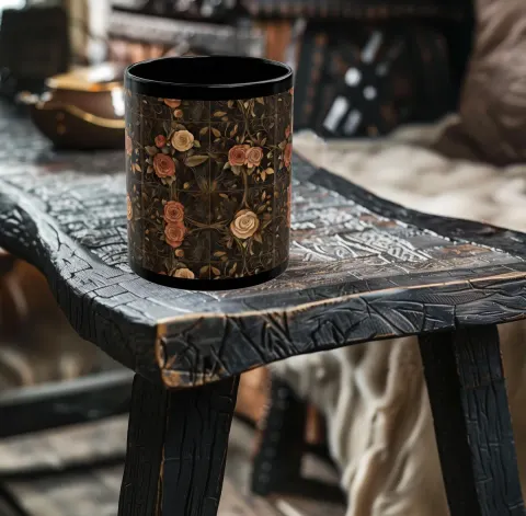 Medieval Roses Coffee Mug