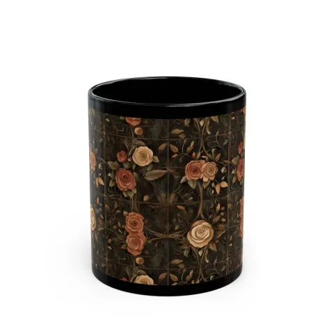 Medieval Roses Coffee Mug, view 2