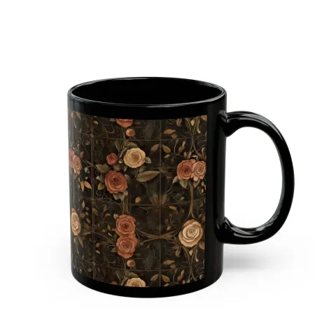 Medieval Roses Coffee Mug, view 3