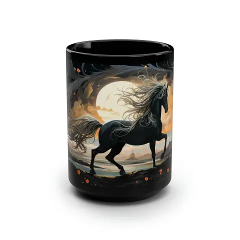 Midnight Mustang Mug, view 2