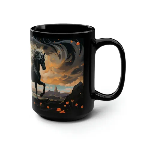 Midnight Mustang Mug, view 3