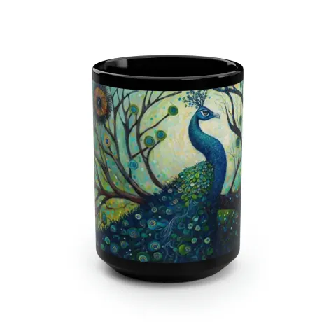 Peacock Mug, view 2