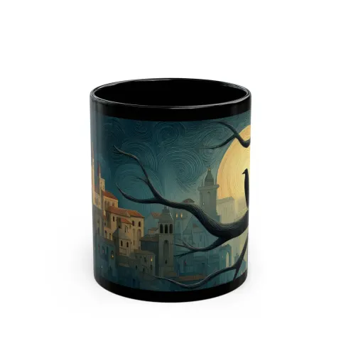 Raven Moon Coffee Mug, view 2