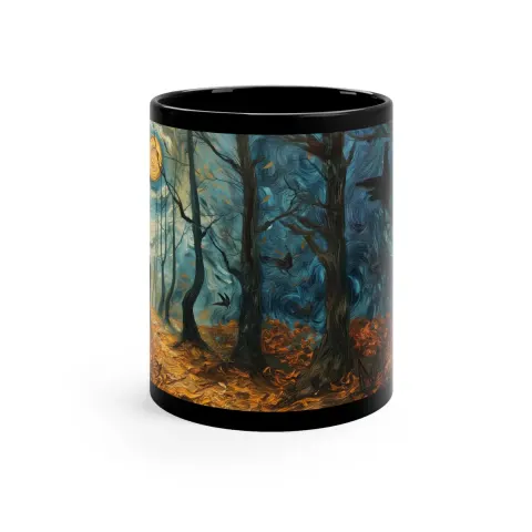 Surreal Gothic Forest Coffee Mug, view 2