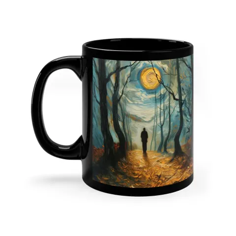 Surreal Gothic Forest Coffee Mug, view 3