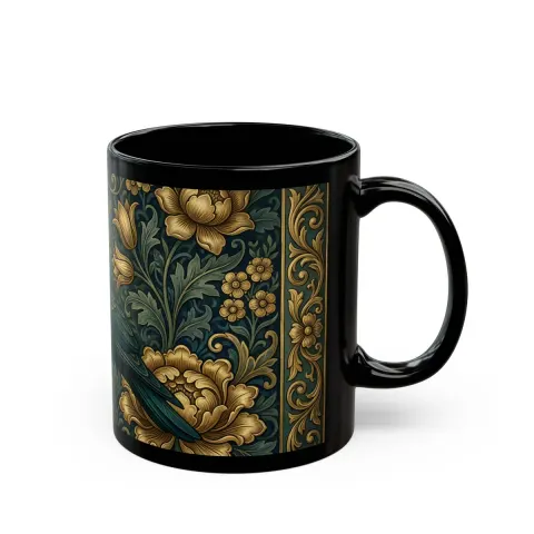 Victorian Raven Artwork Mug, view 3
