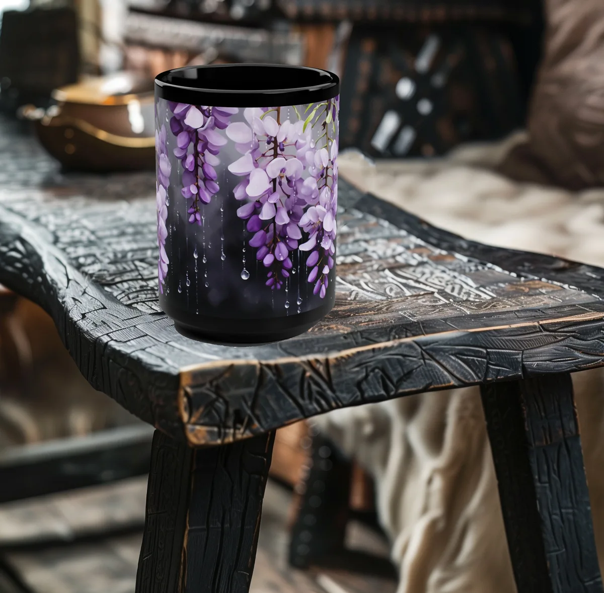 Wisteria in the Rain Coffee Mug