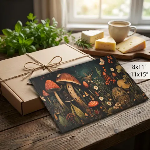 Dark Cottagecore Cutting Board