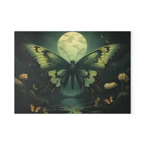 Spanish Moon Moth in Green Cutting Board, view 3
