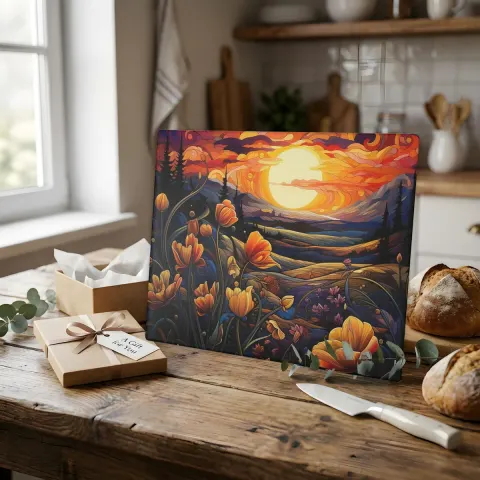 Celtic Wildflower Field Cutting Board