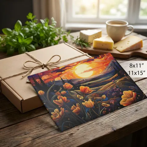 Celtic Wildflower Field Cutting Board, view 2