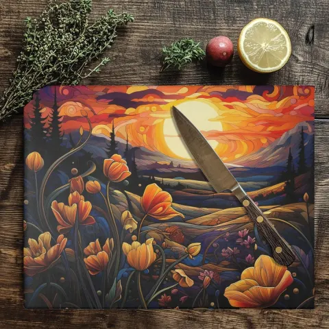 Celtic Wildflower Field Cutting Board, view 3