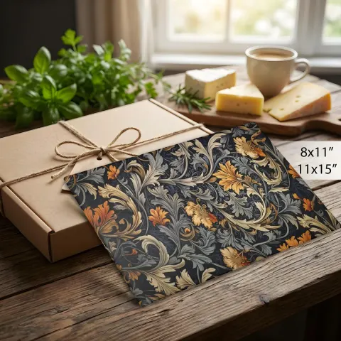 William Morris-inspired Art Nouveau Ferns Cutting Board