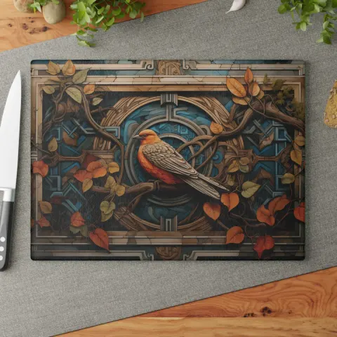 Woodland Bird Cutting Board, view 2