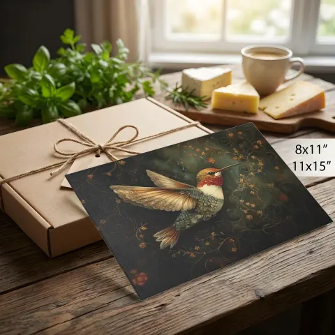 Hummingbird Cutting Board