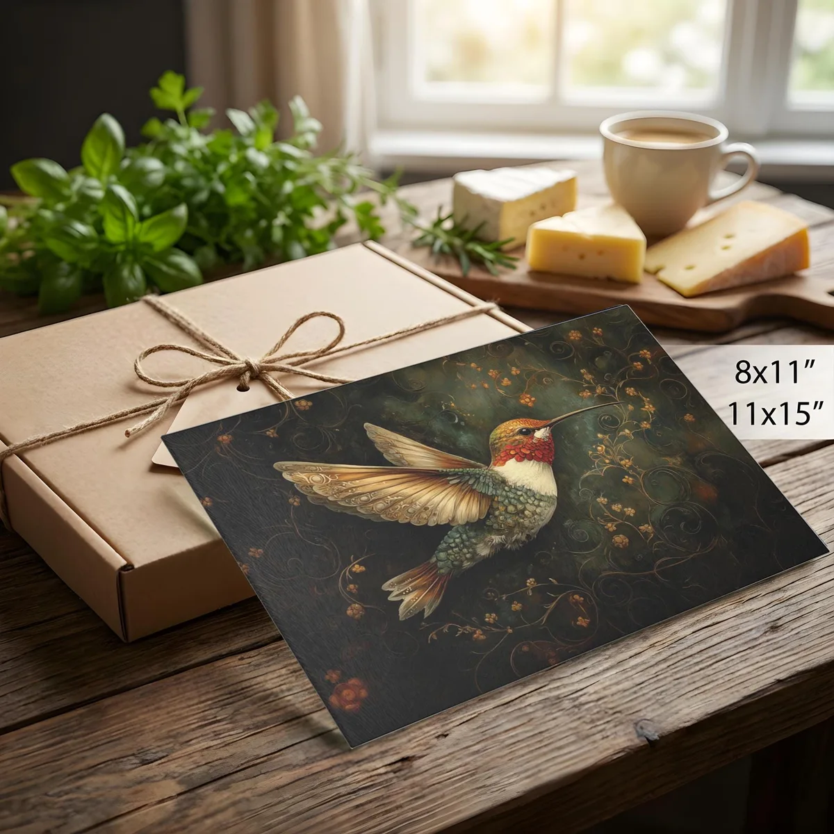 Hummingbird Cutting Board