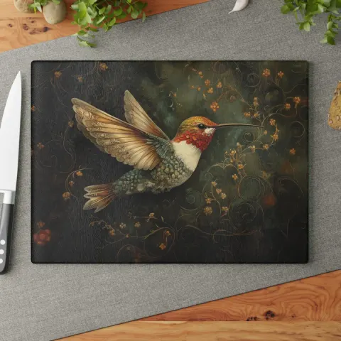 Hummingbird Cutting Board, view 2