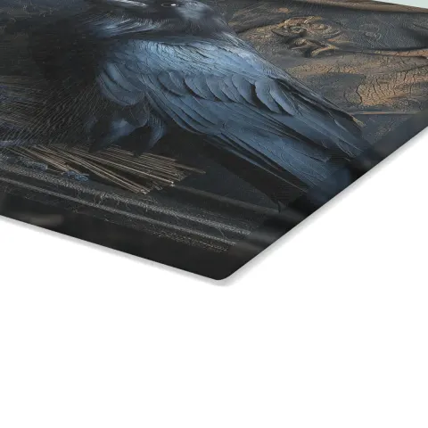 Lavender Crow Glass Cutting Board, view 3