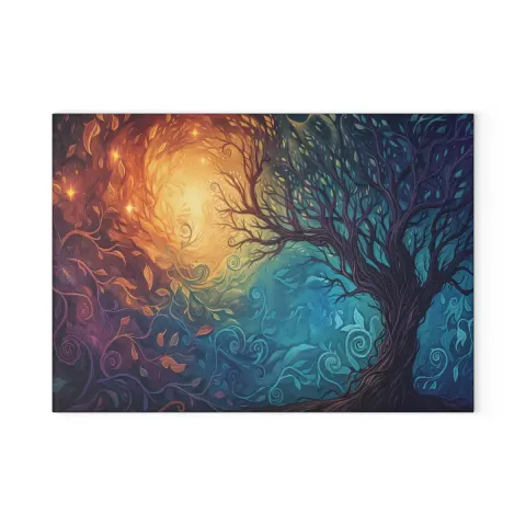 Tree Art Kitchen Decor Cutting Board, view 3