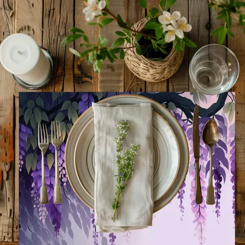 Purple Wisteria Placemats