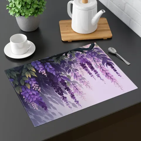 Purple Wisteria Placemats, view 3