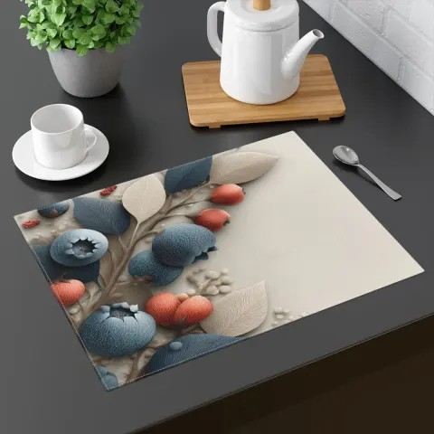 Blueberry Art Placemat, view 3
