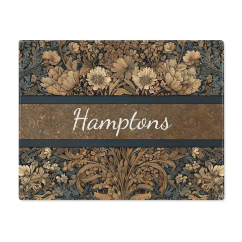Personalized Dark Botanical Placemat, view 3