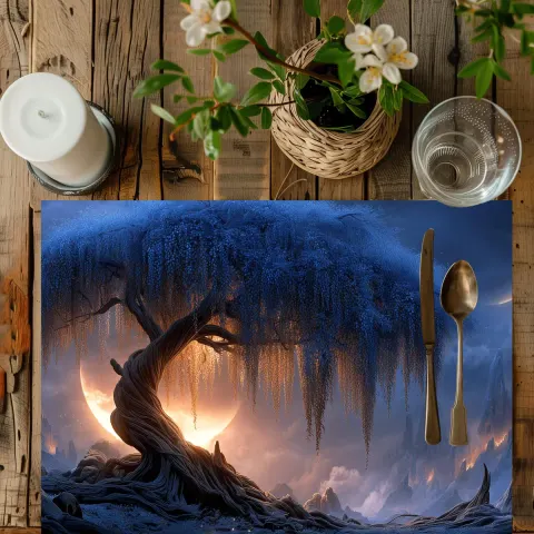 Enchanted Mystic Wisteria Placemat, view 2