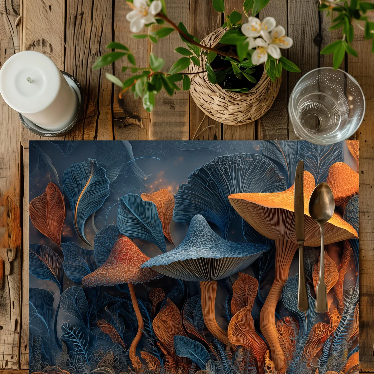 Mushroom Art Placemat